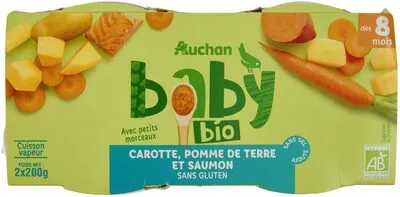 Auchan Carotte, pomme de terre et saumon