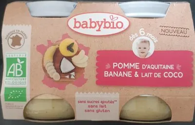 Babybio Babybio pomme, banane & lait de coco