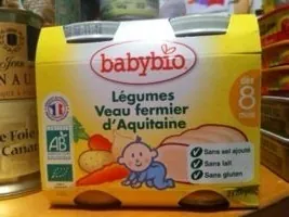 Babybio Légumes veau fermier d'aquitaine
