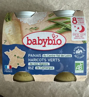 Babybio Pot Panais, Haricot Verts, Riz
