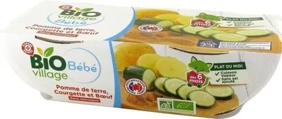 Bio Village Bol courgette pomme de terre boeuf bio 6 mois