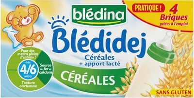 Blédidej BLEDIDEJ 4x250 ml Céréales Dès 4/6 mois