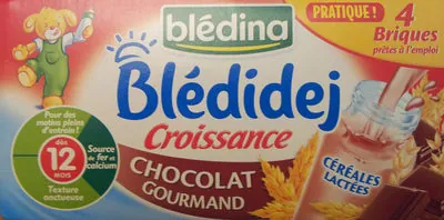 Bledidej BLEDINA BLEDIDEJ Croissance Chocolat Gourmand 4x250ml Dès 12 Mois