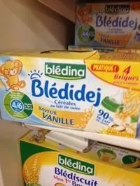 Blédidej BLEDINA BLEDIDEJ Saveur Vanille 4x250ml Dès 6 Mois