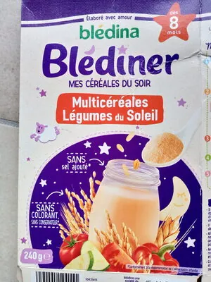 Blédina Blédîner Multicéréales Légumes du Soleil