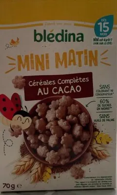 BLÉDINA Céréales complètes au Cacao