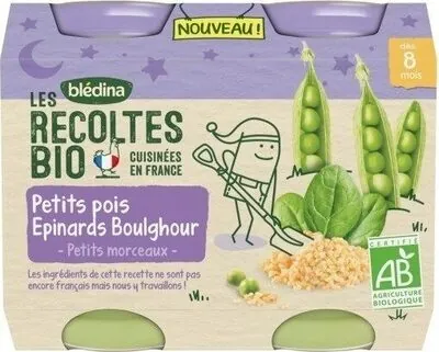 Blédina Petits pois, Epinards, Boulghour