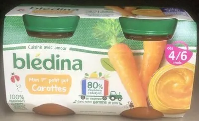 BLÉDINA Pot enfant carottes