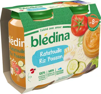 bledina Ratatouille Riz Poisson 2x200g