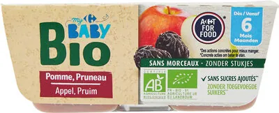 Carrefour Compote pomme pruneau