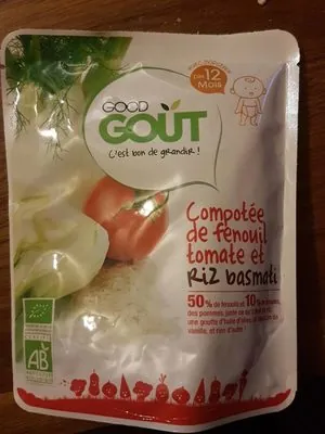 Good Goût Compotée de Fenouil Tomate et Riz Basmati