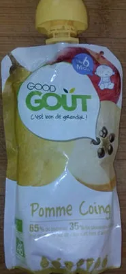 Good Goût Gourde Pomme Coing-Good Gout-120g