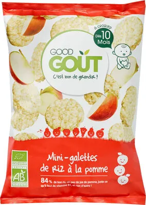 Good Goût Mini-galettes de riz à la pomme