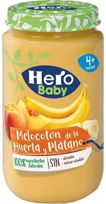 Hero Baby Natur melocotón de la huerta y plátano