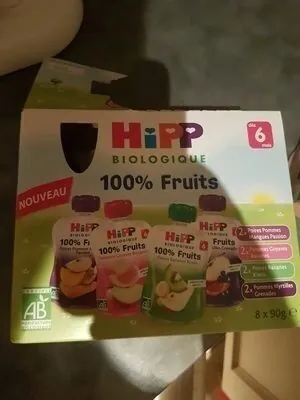Hipp Gourdes Multipack 4 Variétés Hipp 8X90G +