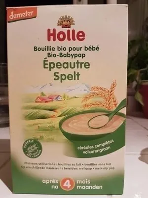 Holle Bouillie Bio pour Bébé Épeautre