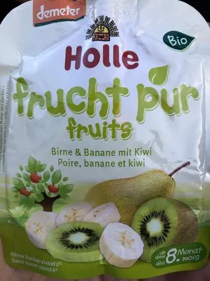 Holle GOURDE POIRE BANANE KIWI 90G