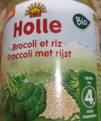 Holle Holle Petit Pot Brocolis avec Riz Complet Bio 190 g