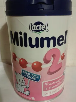 Lactel Milumel sans huile de palme