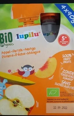 Lupilu Compote bio pomme pêche mangue