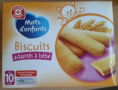 Marque Repère Biscuits adaptés à bébé