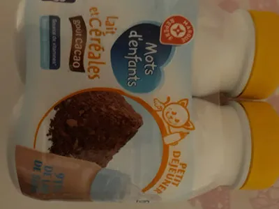 Marque Repère Lait et céréales goût cacao