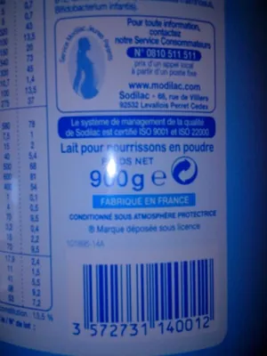 Modilac Lait pour nourrissons en poudre