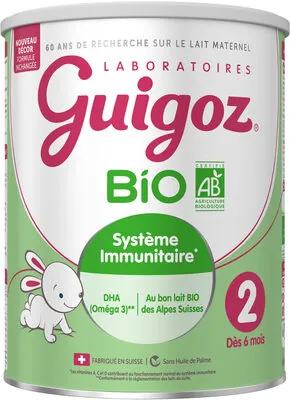 Nestlé GUIGOZ 2 BIO 800g 2ème âge dès 6 mois