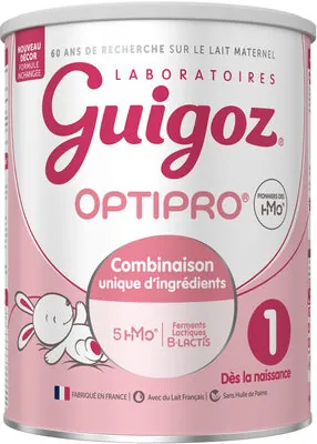 Nestlé Guigoz Optipro 1er âge Lait Infantile - 830g