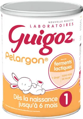 Nestlé GUIGOZ PELARGON 1 Lait Infantile 1er âge dès la Naissance