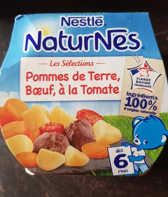 Nestlé NESTLE NATURNES Les Sélections Pdt, Bœuf à la tomate-2x200g-Dès 6 mois