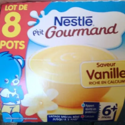 Nestlé P'tit Gourmand saveur Vanille