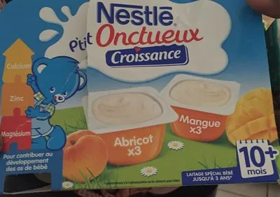 Nestlé P'tit Onctueux Croissance - Laitage Abricot / Mangue