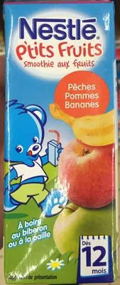 Nestlé P'tits Fruits Smoothie aux Fruits Pêche Pommes Bananes