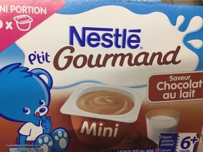 Nestlé Ptit Gourmand Mini - Chocolat au lait, dès 6M