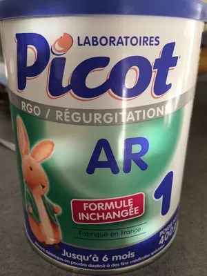 Picot Lait Ar Anti Régurgitations 1er Age De 0 à 6 Mois Picot Ar